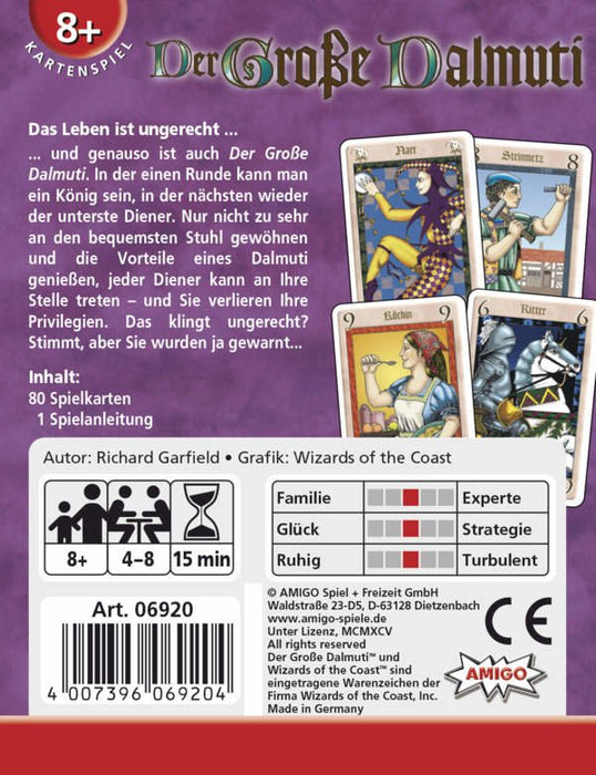 EAN 4007396069204 - Amigo Der Große Dalmuti 15 min Juego De Cartas Estrategia imagen 2
