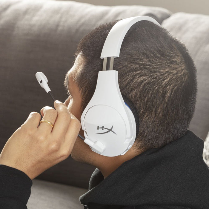 EAN 196188047453 - HyperX Cloud Stinger Core - Wireless Gaming Headset (White-Blue) - PS5-PS4 (HHSS1C-KB-WT/G) Inalámbrico Di imagen 4