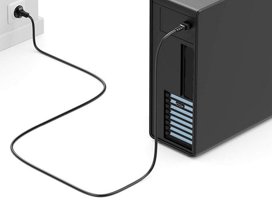 EAN 4015867240779 - Equip 112111 cable de transmisión Negro 3 m CEE7/7 IEC C13 imagen 4