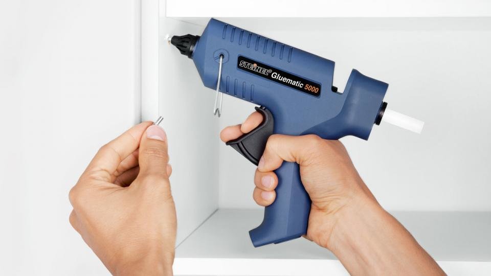 EAN 4007841332716 - STEINEL Gluematic 5000 Pistola de cola termofusible Azul 500 W imagen 5