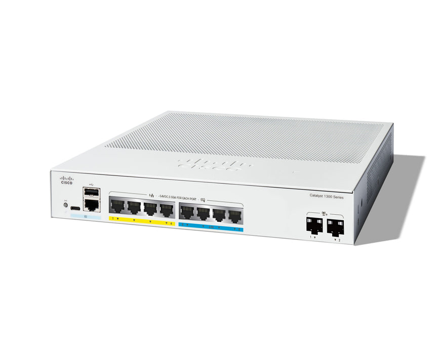 EAN 0889728522038 - Cisco Catalyst C1300-8MGP-2X switch Gestionado L2/L3 Gigabit Ethernet (10/100/1000) Energía sobre Etherne imagen 1