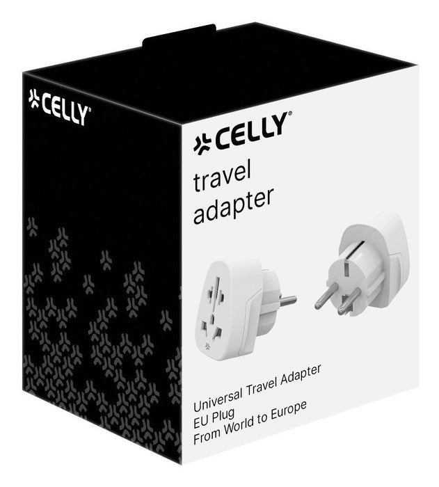 EAN 8021735218043 - Celly TRAVELADAPTER adaptador de enchufe eléctrico Tipo F Universal Blanco imagen 3