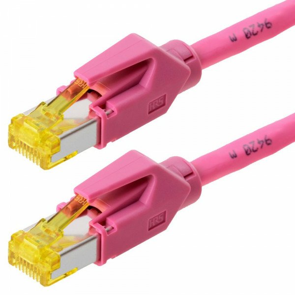 EAN 4005938045211 - Helos 204521 cable de red Magenta 0,3 m Cat6a S/FTP (S-STP) imagen 1