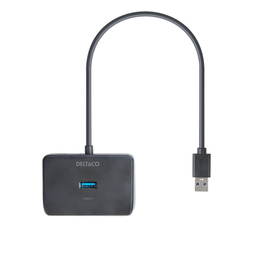 EAN 7333048060662 - Deltaco UH-735 hub de interfaz USB 3.2 Gen 1 (3.1 Gen 1) Type-A 5000 Mbit/s Negro imagen 2