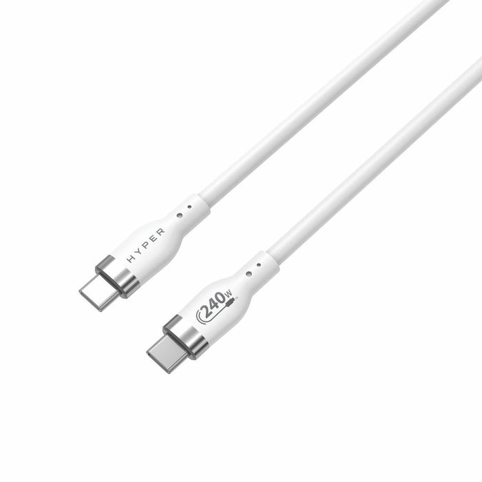 EAN 6941921149529 - HYPER HJ4001WHGL cable USB USB 2.0 1 m USB C Blanco imagen 2