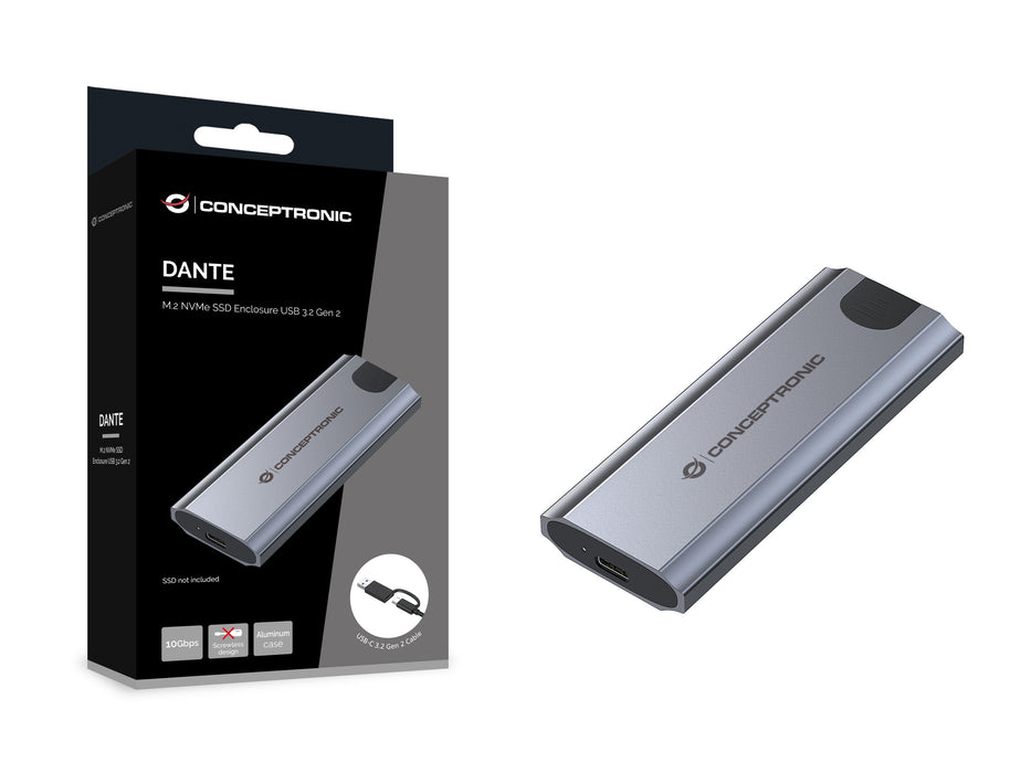 EAN 4015867238080 - Conceptronic DANTE05G caja para disco duro externo Caja externa para unidad de estado sólido (SSD) Gris M imagen 5