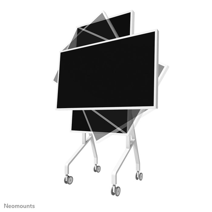 EAN 8717371449940 - Neomounts FL50-515WH1 mueble y soporte para dispositivo multimedia Blanco Panel plano Mesita con ruedas p imagen 7