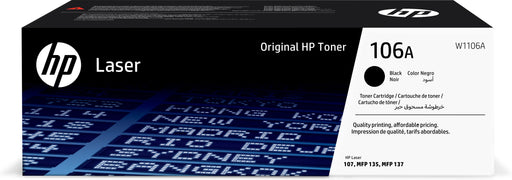 EAN 0193424172702 - HP 106A Black Original Laser Toner Cartridge cartucho de tóner 1 pieza(s) imagen 1
