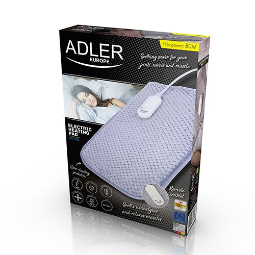 EAN 5902934830706 - Adler AD 7415 manta eléctrica y almohadilla Gris Vellón imagen 5