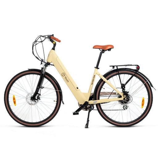 EAN 8434127501676 - Youin BK2128C bicicleta eléctrica Crema de color Aluminio 71,1 cm (28") 25,6 kg Ión de litio imagen 1