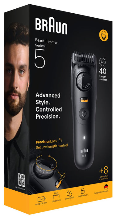 EAN 7500435244916 - Braun BeardTrimmer 5 BT5560 depiladora para la barba Batería 40 2 cm Mojado y seco Negro imagen 3