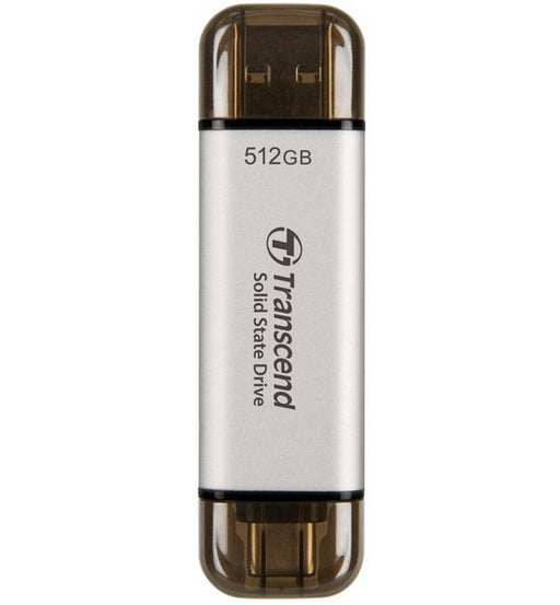 EAN 0760557863274 - Transcend ESD310 512 GB USB tipo A a USB tipo C 3.2 Gen 2 (3.1 Gen 2) Plata imagen 1