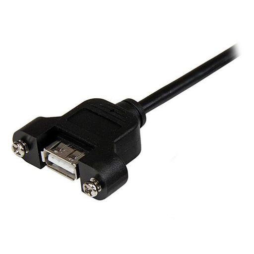 EAN 0065030858922 - StarTech.com USBPNLAFAM2 cable USB USB 2.0 0,6 m Negro imagen 2