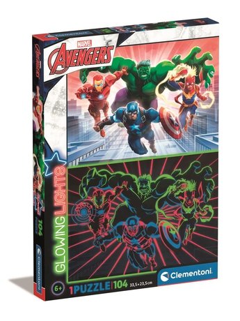 EAN 8005125275540 - Clementoni Marvel Avengers Puzle de figuras 104 pieza(s) Arte imagen 1