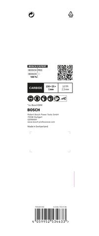 EAN 4059952534633 - Bosch EXPERT ‘MEDIUM-THICK TOUGH METAL’ S 955 HHM Hoja de sierra de sable Acero de alto carbono (HCS) 1 p imagen 7