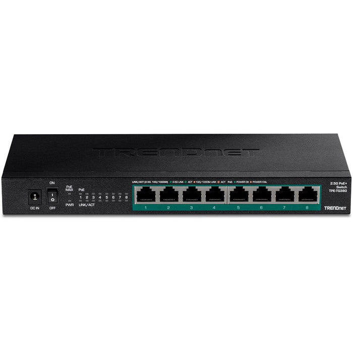 EAN 0710931162141 - Trendnet TPE-TG380 switch No administrado 2.5G Ethernet (100/1000/2500) Energía sobre Ethernet (PoE) Negr imagen 2