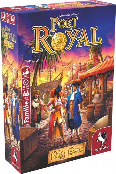 EAN 4250231728914 - Pegasus Spiele Port Royal Big Box Juego de mesa Familia imagen 1