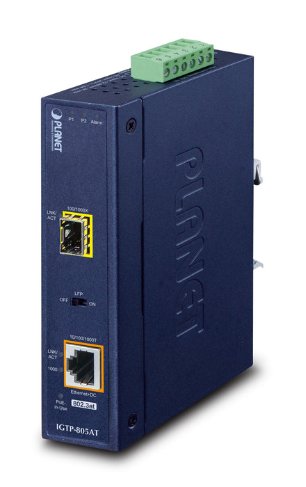 EAN 4711213686979 - PLANET IGTP-805AT convertidor de medio 2000 Mbit/s 1310 nm Azul imagen 1