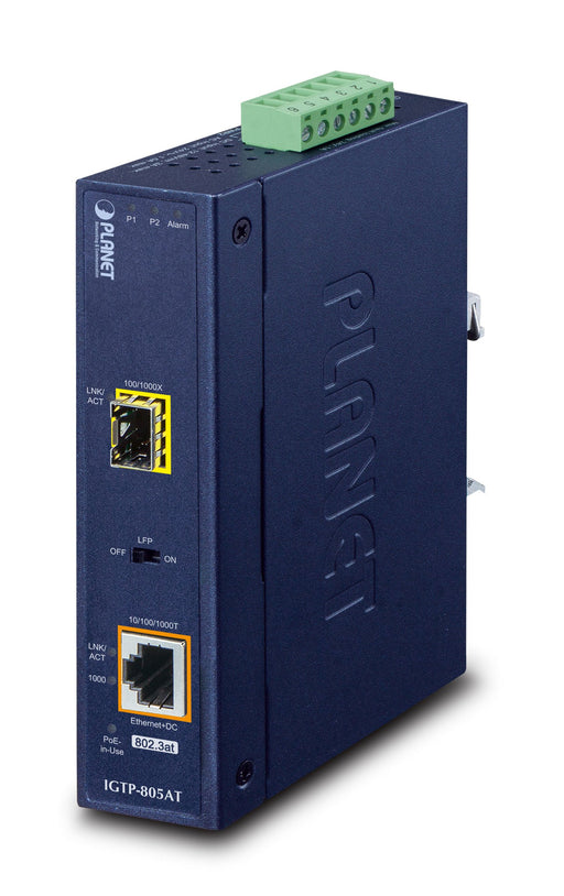 EAN 4711213686979 - PLANET IGTP-805AT convertidor de medio 2000 Mbit/s 1310 nm Azul imagen 1