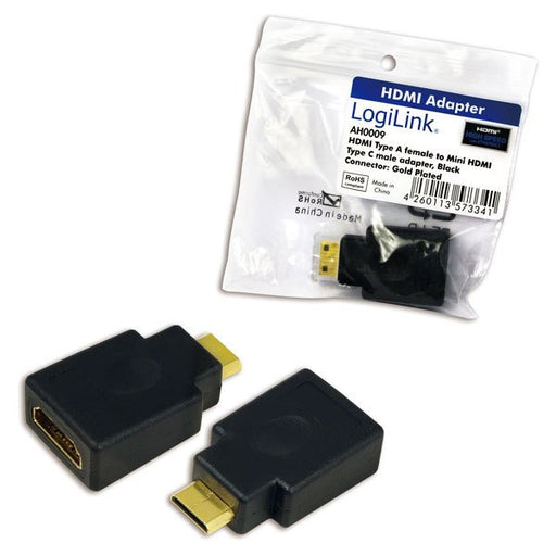 EAN 4052792005929 - LogiLink AH0009 cambiador de género para cable HDMI C HDMI A Negro imagen 2