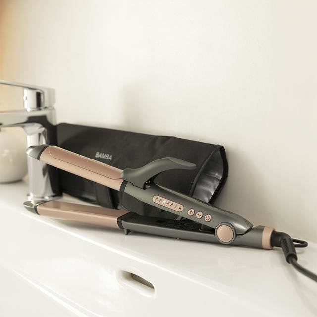 EAN 8435484042963 - Cecotec Bamba RitualCare 1000 Ceramic 2in1 Plancha de pelo Caliente Gris, Rosa 82 W 2 m imagen 10