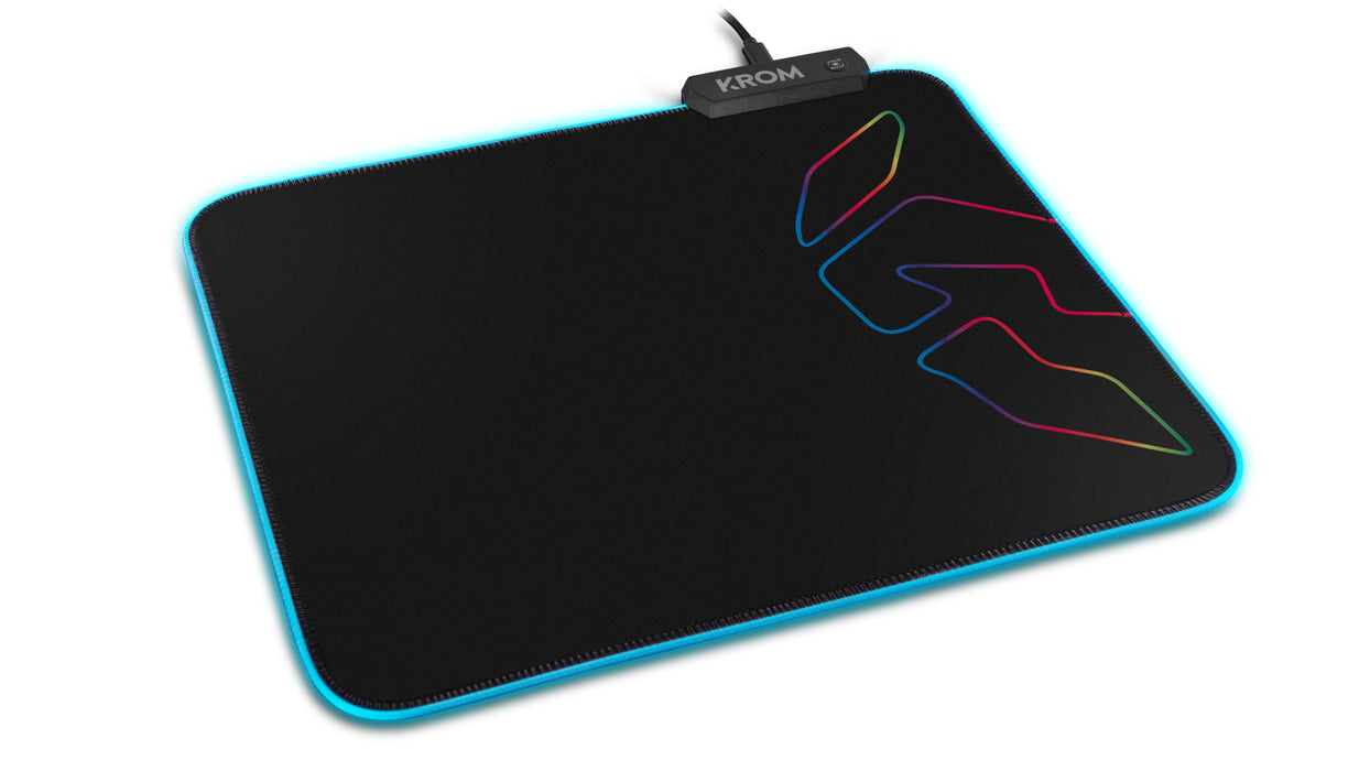 EAN 8436532169465 - Krom Knout RGB Alfombrilla de ratón para juegos Negro imagen 1