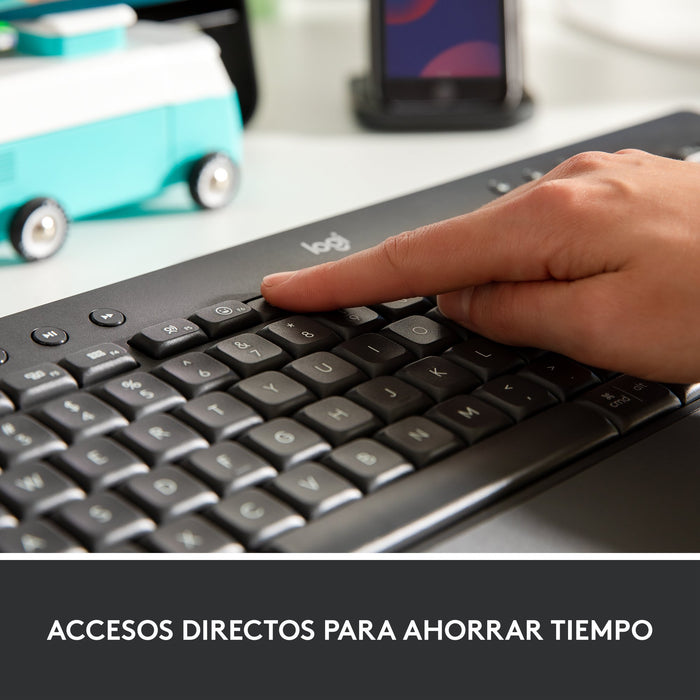 EAN 5099206105546 - Logitech 920-010917 teclado Oficina RF Wireless + Bluetooth QWERTY Español Grafito imagen 9
