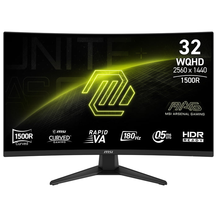 EAN 4711377320320 - MSI MAG 321CQF E18 pantalla para PC 80 cm (31.5") 2560 x 1440 Pixeles Wide Quad HD Negro imagen 1