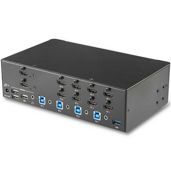 EAN 0065030840095 - StarTech.com SV431DHD4KU interruptor KVM Montaje en rack Negro imagen 2