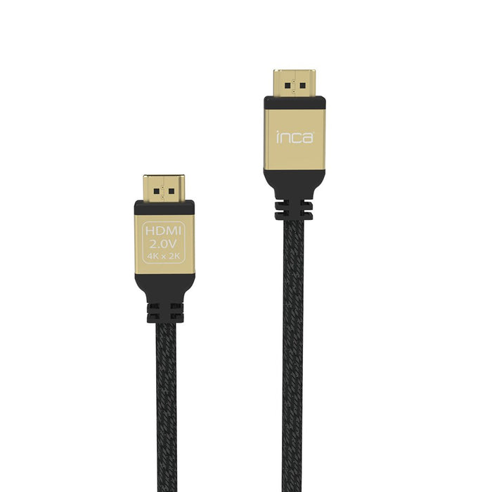 EAN 8697980470279 - Inca IHD-02 cable HDMI 2 m HDMI tipo A (Estándar) Negro, Oro imagen 5