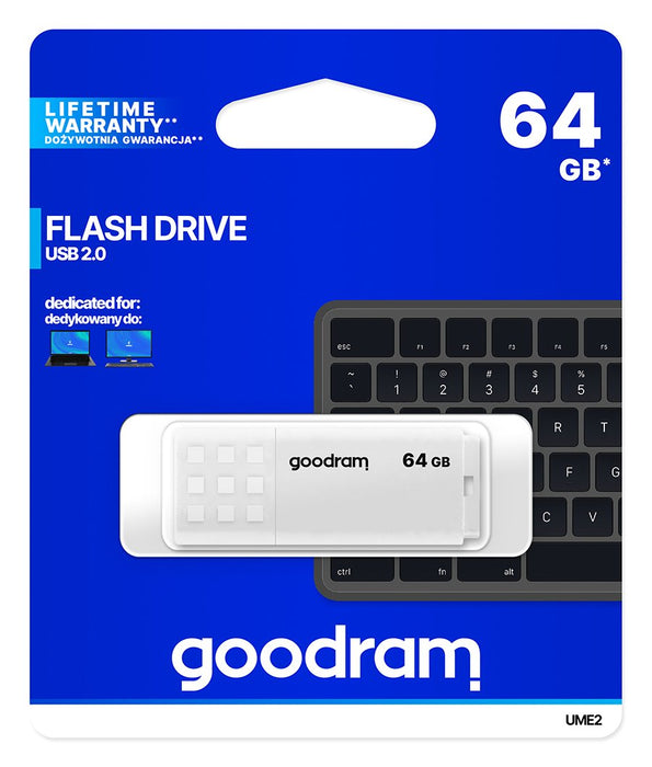 EAN 5908267935699 - Goodram UME2 unidad flash USB 64 GB USB tipo A 2.0 Blanco imagen 3