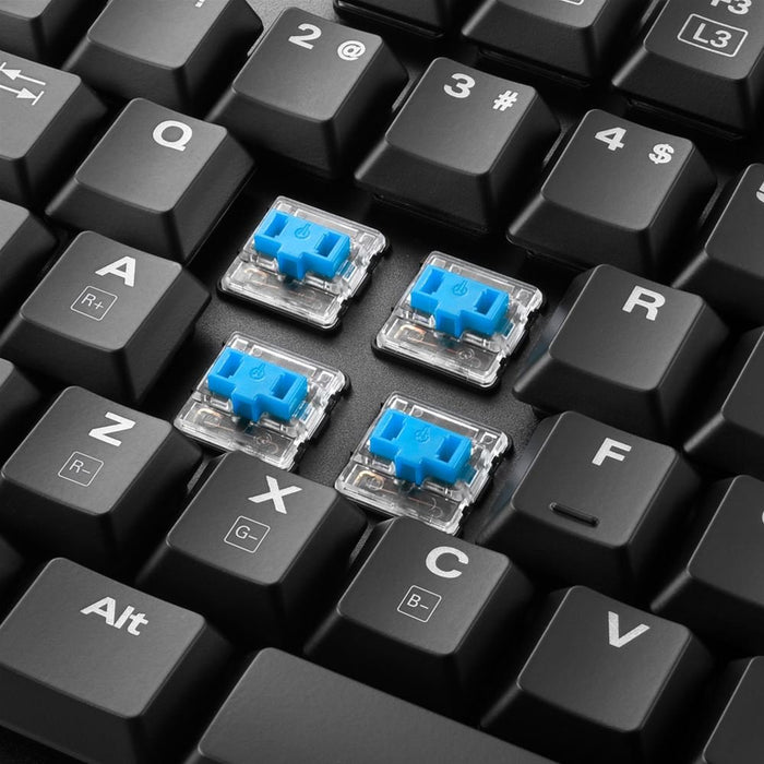 EAN 4044951034277 - Sharkoon PureWriter RGB Blue teclado Juego USB QWERTY Inglés de EE. UU. Blanco imagen 3