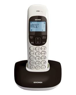 EAN 8015908732108 - Brondi Nice Teléfono DECT Identificador de llamadas Negro imagen 1