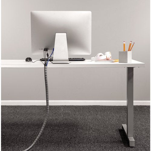 EAN 0043859748655 - Fellowes CableZip Piso Tubo flexible para protección de cables Plata 1 pieza(s) imagen 5