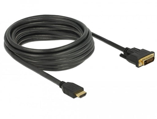 EAN 4043619856565 - DeLOCK 85656 adaptador de cable de vídeo 5 m HDMI tipo A (Estándar) DVI Negro imagen 2