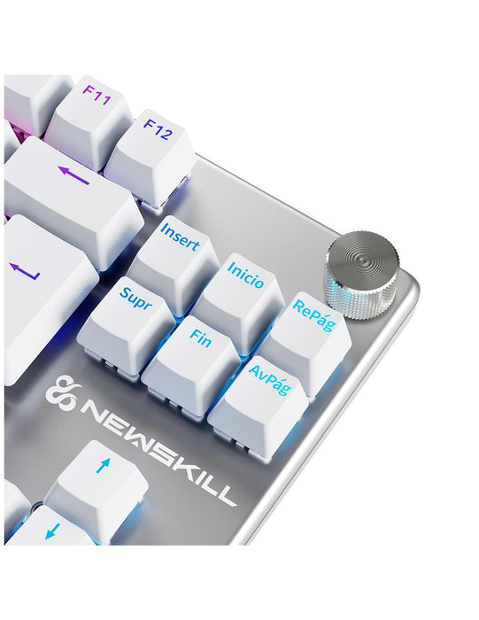 EAN 8435443704130 - Newskill Gaming NS-KB-SERIKEV2-TKL-IVO teclado Juego USB QWERTY Español Blanco imagen 5