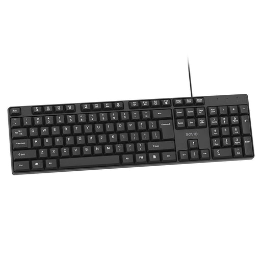 EAN 5901986048848 - Savio KB-01 teclado Hogar / Oficina USB QWERTY Inglés de EE. UU. Negro imagen 2