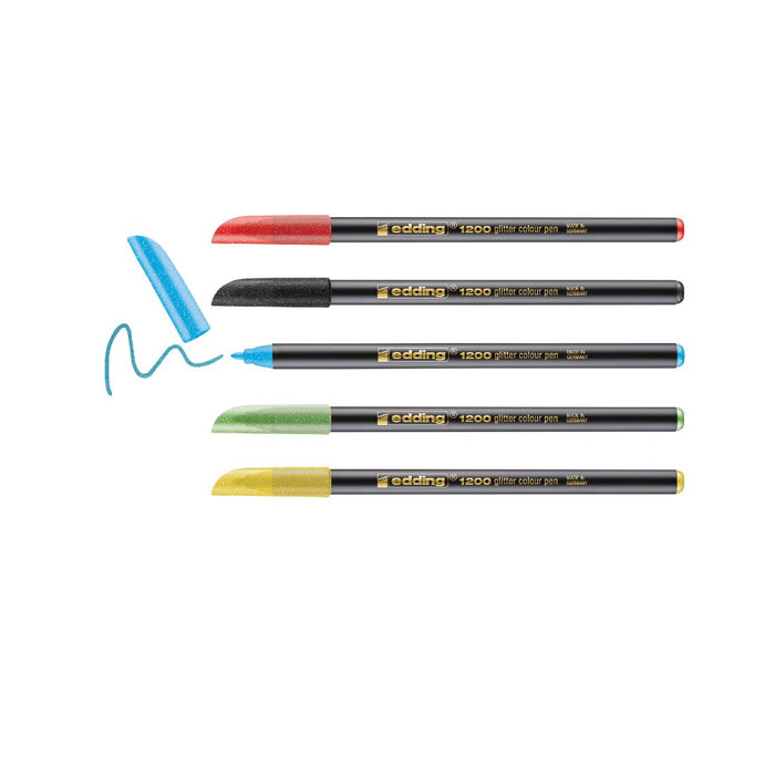 EAN 4057305059550 - Edding 4-1200-5-3 rotulador Aqua, Negro, Verde claro, Rojo, Amarillo 1 pieza(s) imagen 3