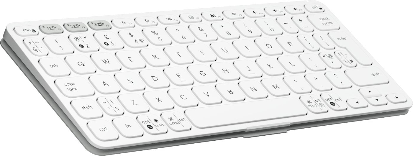EAN 5099206125896 - Logitech 920-012985 teclado Universal Bluetooth QWERTY Internacional de EE.UU. Blanco imagen 4