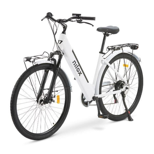 EAN 8050162355342 - Nilox NXEBJ7WH bicicleta eléctrica Blanco Aluminio 71,1 cm (28") 27,5 kg Litio imagen 1