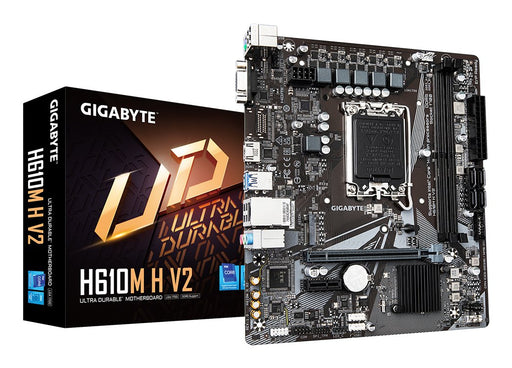 EAN 4719331859985 - GIGABYTE H610M H V2 placa base Intel H610 Express LGA 1700 micro ATX imagen 1