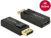 EAN 4043619655731 - DeLOCK 65573 cambiador de género para cable Displayport 1.2 HDMI Negro imagen 1