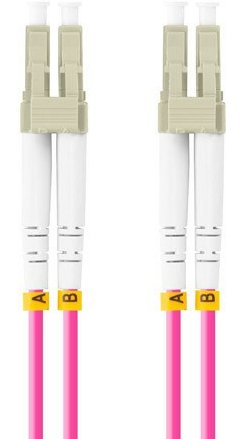 EAN 5901969440102 - Lanberg FO-LULU-MD41-0005-VT Cable de fibra óptica e InfiniBand 0,5 m LC LC/UPC Violeta imagen 1