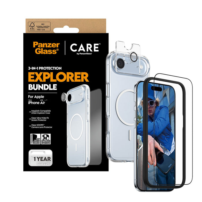 EAN 5715685027383 - PanzerGlass ® | CARE by ® 3-in-1 Flagship Explorer Bundle iPhone Air Protector de pantalla Apple 1 pieza( imagen 5