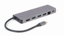 EAN 8716309127097 - Gembird A-CM-COMBO5-05 hub de interfaz USB 3.2 Gen 1 (3.1 Gen 1) Type-C 5000 Mbit/s Gris imagen 2