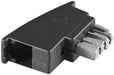 EAN 4040849503085 - Goobay 50308 cambiador de género para cable TAE-N RJ-11/RJ-14 Negro imagen 1