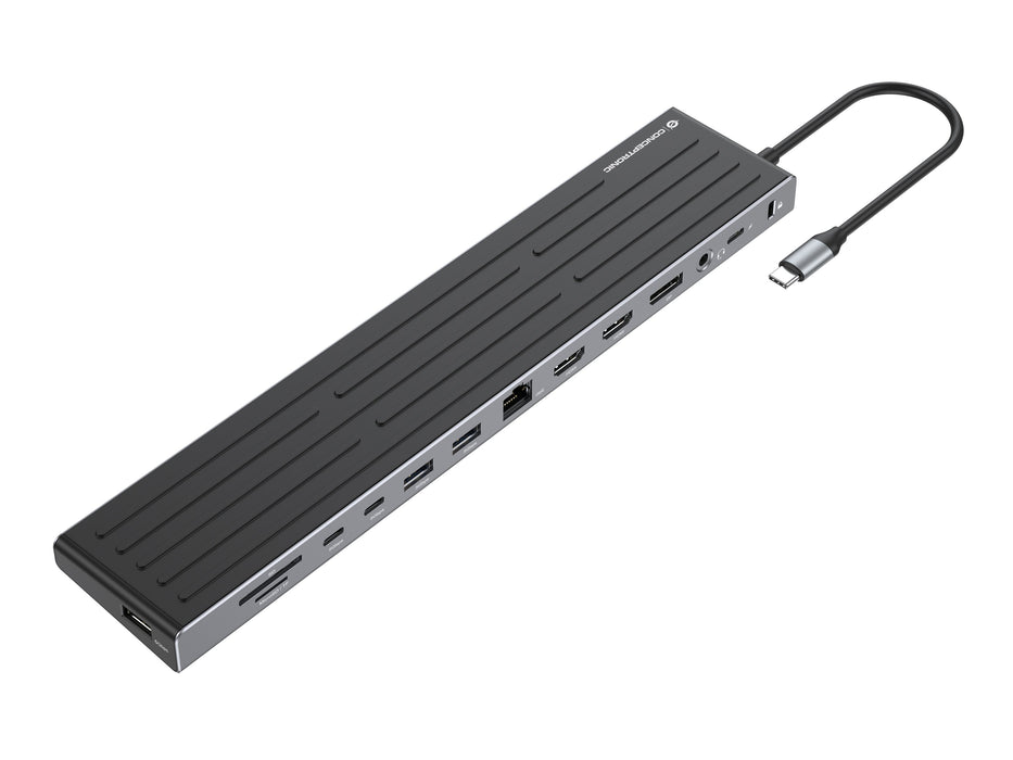 EAN 4015867241288 - Conceptronic DONN32B base para portátil y replicador de puertos Alámbrico USB 3.2 Gen 1 (3.1 Gen 1) Type- imagen 2