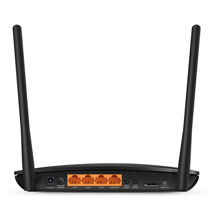 EAN 6935364092740 - TP-Link Archer MR200 router inalámbrico Ethernet rápido Doble banda (2,4 GHz / 5 GHz) 4G Negro imagen 3