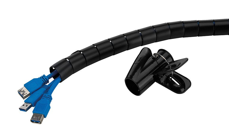 EAN 8721246340201 - Neomounts ADS06-142BL organizador de cables Escritorio Pasacables Negro 1 pieza(s) imagen 1