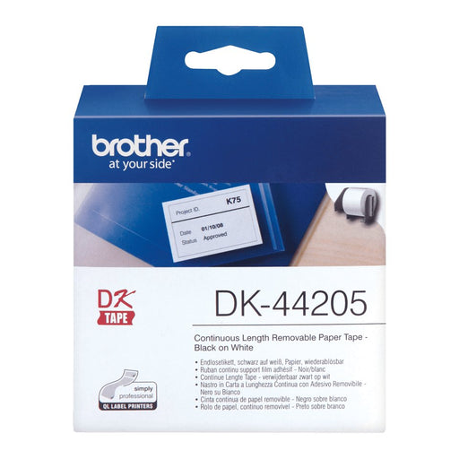 EAN 4977766635127 - Brother DK-44205 cinta para impresora de etiquetas Negro sobre blanco imagen 2